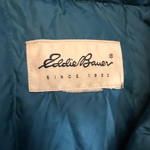 Eddie Bauer Puffer jacket in teal blue - Picture 5 of 11